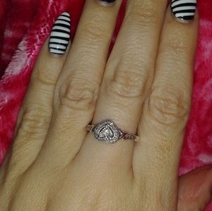 Kay's Sterling silver heart ring